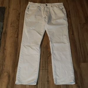 White slim fit jeans